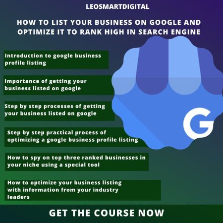 How To List Your Business on Google and Optimize it  To Rank High in Search Engine