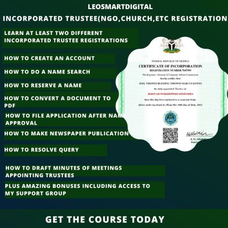 CAC INCORPORATED TRUSTEE REGISTRATION